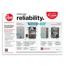 Load image into Gallery viewer, Rheem Tankless Counter Reference Guide