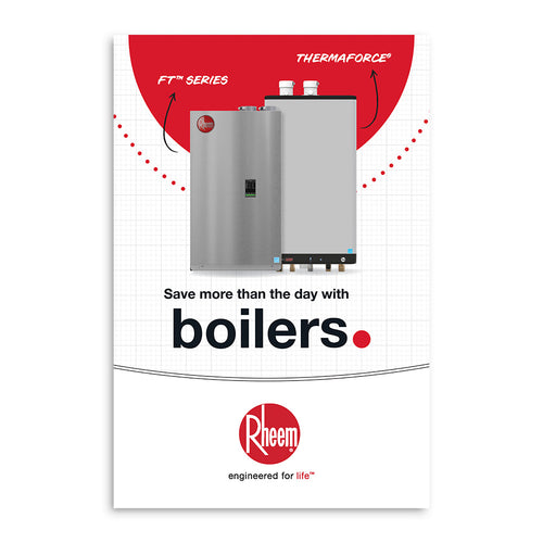 Rheem Boilers Window Cling