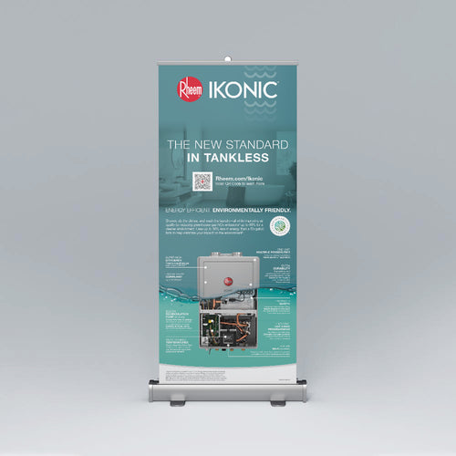 Rheem Ikonic Pop-Up Banner