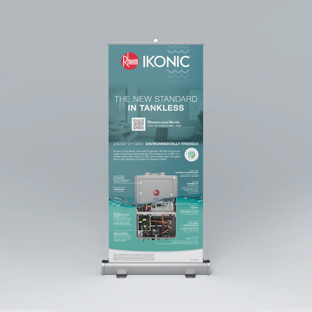 Rheem Ikonic Pop-Up Banner