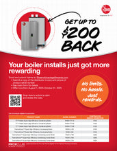 Load image into Gallery viewer, Rheem Boiler In-Store Ad Bundle