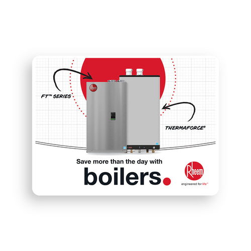 Rheem Boilers Truck Magnet