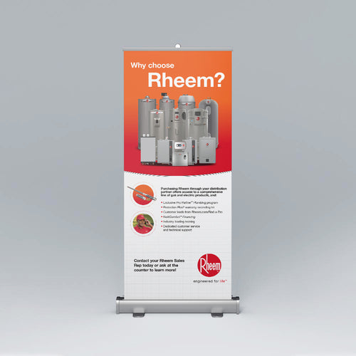 Why Choose Rheem Pull-Up Banner