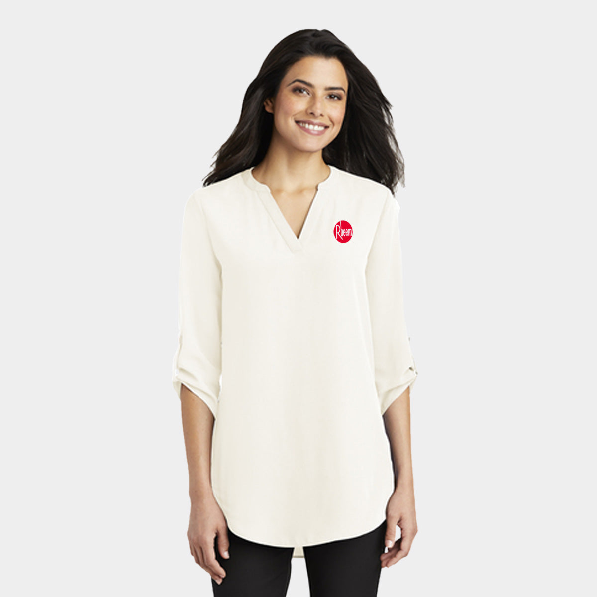 Rheem® | Port Authority ®Ladies 3/4-Sleeve Tunic Blouse