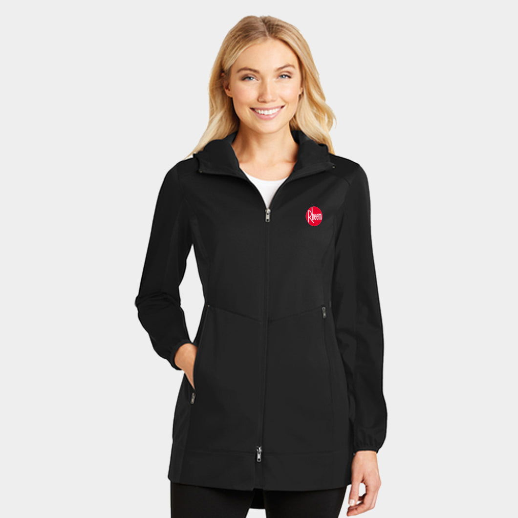 Ladies Active Hooded Soft Shell Jacket
