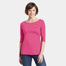 Load image into Gallery viewer, Ladies Perfect Weight® 3/4-Sleeve Tee