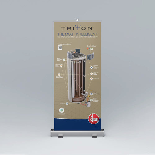 TRITON™ Commercial Gas Roll-Up Banner
