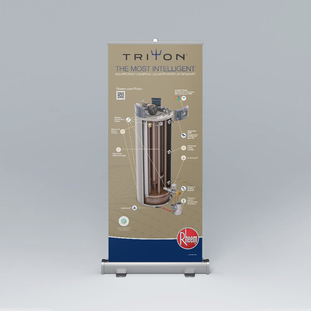 TRITON™ Commercial Gas Roll-Up Banner