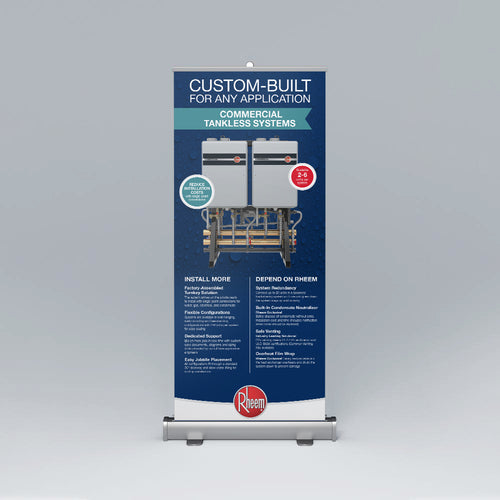 Commercial Tankless Series Roll-Up Banner