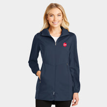 Load image into Gallery viewer, Ladies Active Hooded Soft Shell Jacket