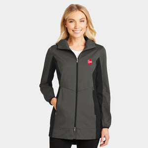 Ladies Active Hooded Soft Shell Jacket
